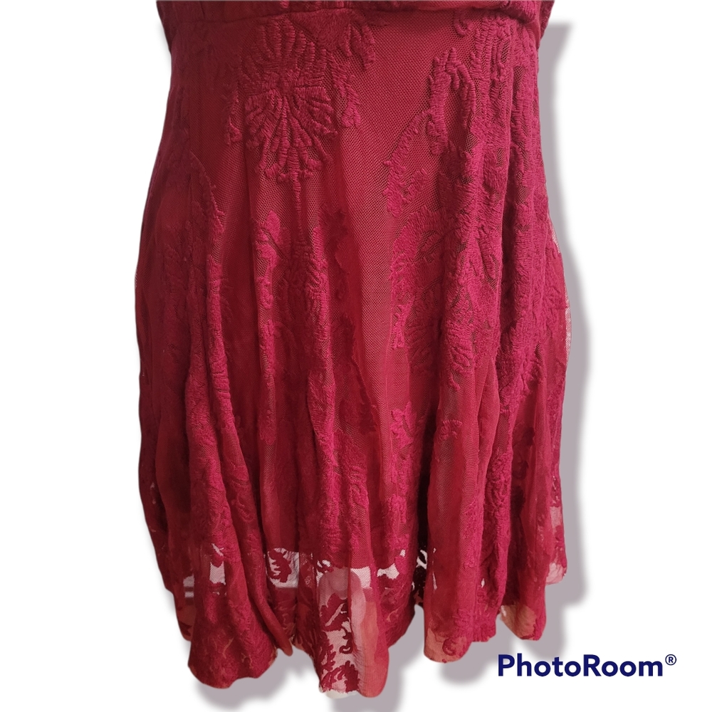 Free People Rein Over Me Lace Embroidered Dress - Picture 5 of 11